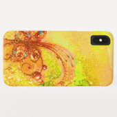 Coques Case-Mate iPhone JARDIN D'OMBRE PERDUE MAGIQUE BUTTERFLY PLANTE Jau (Dos (Horizontal))