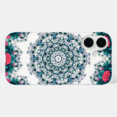 Coques Case-Mate iPhone Jardin Eau Fontaine Fleurs rouges Mandala Design (Verso (horizontal))