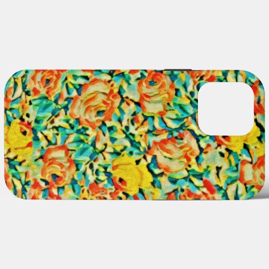 Coques Case-Mate iPhone Jardin Fleur Rose sauvage d'été (Verso (horizontal))