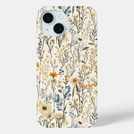 Coques Case-Mate iPhone Jardin fleur sauvage Floral (Verso)