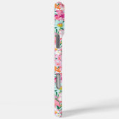 Coques Case-Mate iPhone Jardin Floral Coloré Monogrammé (Verso / Droite)