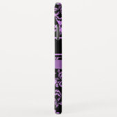 Coques Case-Mate iPhone Jardin Floral et Bow pourpre (Dos/Droite)