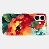 Coques Case-Mate iPhone Jardin floral flamboyant (Verso (horizontal))