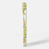 Coques Case-Mate iPhone Jardin Floral Jaune Motif (Verso / Gauche)