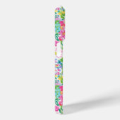 Coques Case-Mate iPhone Jardin Floral Rose Monogrammé (Verso / Droite)