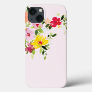 Case-Mate iPhone Case Jardin floral rose pâle aquarelle Coque-Mate iPho