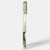 Coques Case-Mate iPhone Jardin Floral vert et blanc (Verso / Droite)