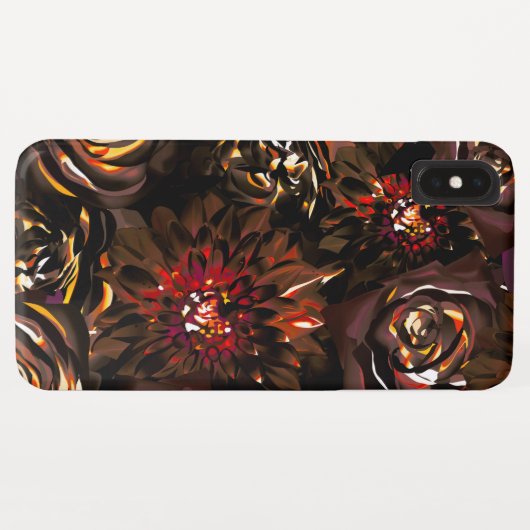 Coques Case-Mate iPhone Jardin foncé Automne Fleurs vives automne (Dos (Horizontal))