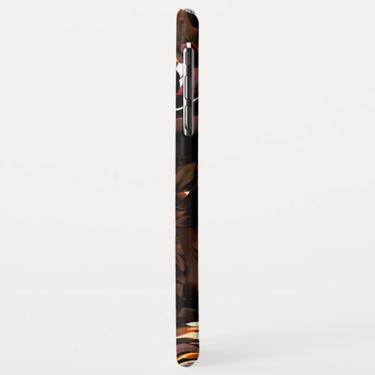 Coques Case-Mate iPhone Jardin foncé Automne Fleurs vives automne (Dos/Gauche)