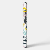 Coques Case-Mate iPhone Jardin géométrique Floral Pastel Motif (Verso / Gauche)