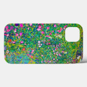 Coques Case-Mate iPhone Jardin Italien, Gustav Klimt (Verso (horizontal))