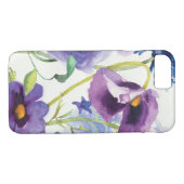 Coques Case-Mate iPhone Jardin mélangé bleu et pourpre (Dos (Horizontal))