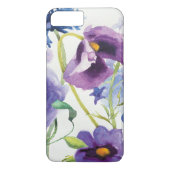 Coques Case-Mate iPhone Jardin mélangé bleu et pourpre (Dos)