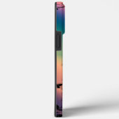 Coques Case-Mate iPhone Jardin papillon de l'aube rose (Verso / Droite)
