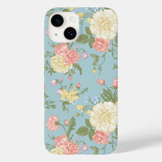 Coques Case-Mate iPhone Jardin Peony motif floral (Verso)
