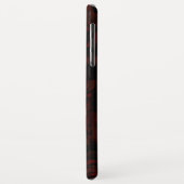 Coques Case-Mate iPhone Jardin sombre fleurs rouges romantiques gothiques (Dos/Gauche)