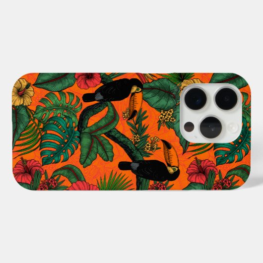 Coques Case-Mate iPhone Jardin toucan (Verso (horizontal))