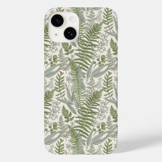 Coques Case-Mate iPhone Jardin vert fleuri (Verso)