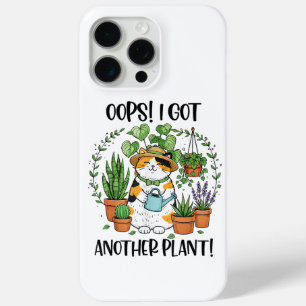 Coque iPhone 15 Pro Max Jardinage Plantation Chat Oups J'Ai Encore Une Pla