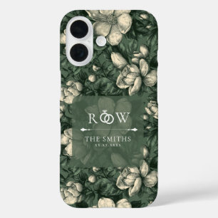 Coques iPhone 16 Jardiniers Fleuris Accent Floral Mariage Vert Fanc