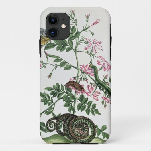 Coques Case-Mate iPhone Jasmin : avec le serpent, la mite, le caterpiller (Dos)