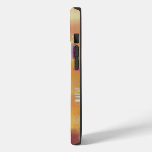 Coques Case-Mate iPhone Jaune Abstrait moderne (Verso / Gauche)