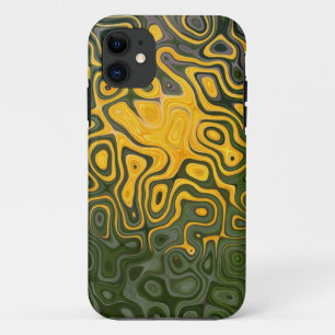 Coque iPhone 11 Jaune, Brown Coque-mate à peine Il iPhone 5
