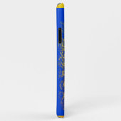 Coques Case-Mate iPhone Jaune Campagne Champs Arbres Ciel bleu (Dos/Droite)