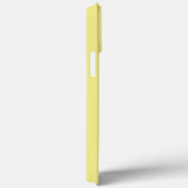 Coques Case-Mate iPhone Jaune clair et solide (Verso / Droite)