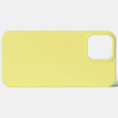 Coques Case-Mate iPhone Jaune clair et solide (Verso (horizontal))