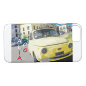 Coques Case-Mate iPhone Jaune de Fiat 500 en Italie, Rome, couverture de (Dos (Horizontal))