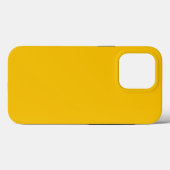 Coques Case-Mate iPhone Jaune doré solide et ensoleillé (Verso (horizontal))