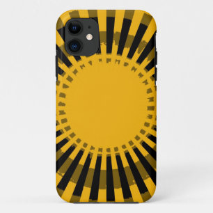 Coque iPhone 11 Jaune Dupée Tiré Inséable Graphique