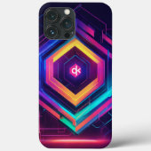 Coques Case-Mate iPhone jaune et bleu (Verso)