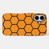 Coques Case-Mate iPhone jaune et noir (Verso (horizontal))