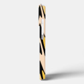 Coques Case-Mate iPhone Jaune et noir Zigzag Chevron Motif (Verso / Gauche)