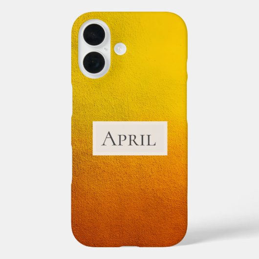 Coques Case-Mate iPhone Jaune et orange ombré (Verso)