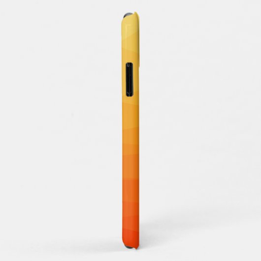 Coques Case-Mate iPhone Jaune Et Orange Polygonal (Dos/Droite)