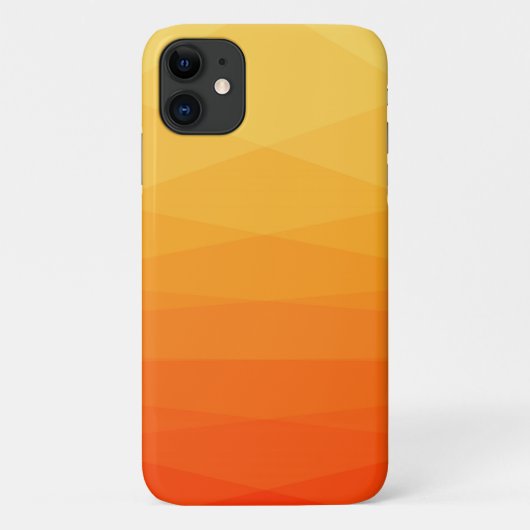 Coques Case-Mate iPhone Jaune Et Orange Polygonal (Dos)