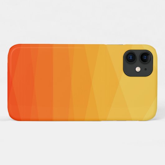 Coques Case-Mate iPhone Jaune Et Orange Polygonal (Dos (Horizontal))