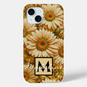 Coque Pour iPhone 15 Jaune floral jaune tournesol jaunes marguerites