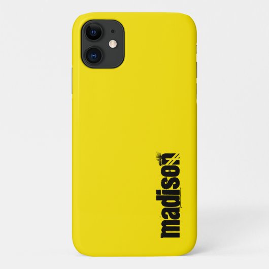 Coques Case-Mate iPhone Jaune fluorescent néon (Dos)