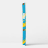 Coques Case-Mate iPhone jaune frais banane tropicale sans soudure patte (Verso / Droite)