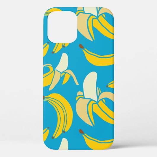 Coques Case-Mate iPhone jaune frais banane tropicale sans soudure patte (Verso)