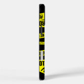 Coques Case-Mate iPhone Jaune ne transcendez pas la scène de crime Zones d (Verso / Droite)