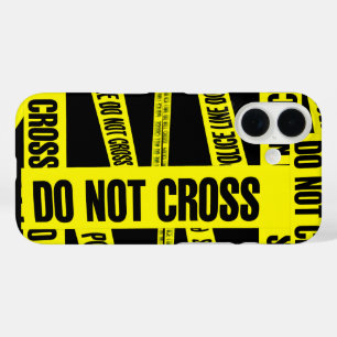 Coques iPhone 16 Jaune ne transcendez pas la scène de crime Zones d