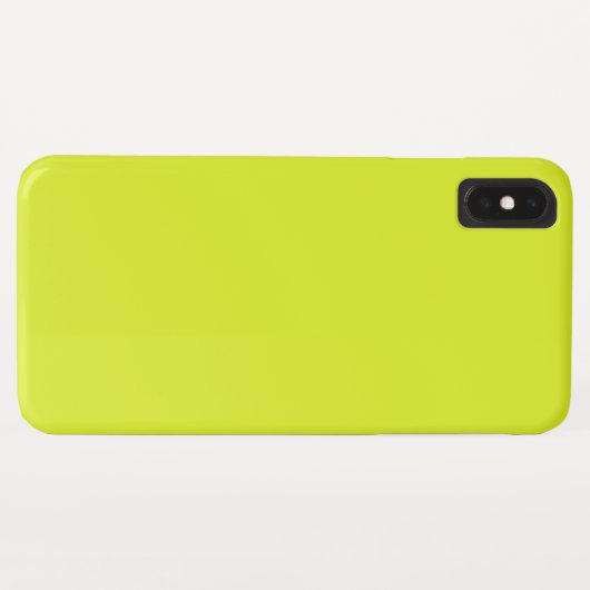 Coques Case-Mate iPhone Jaune néon (Dos (Horizontal))