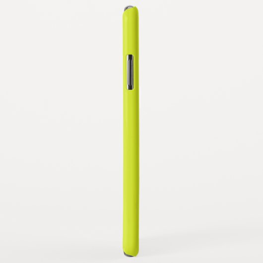 Coques Case-Mate iPhone Jaune néon (Dos/Droite)