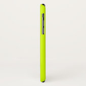 Coques Case-Mate iPhone Jaune néon, haute visibilité Chartreuse (Dos/Gauche)