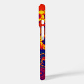 Coques Case-Mate iPhone JAUNE ORANGE FLEURS Peony, Floral japonais Rose (Verso / Gauche)